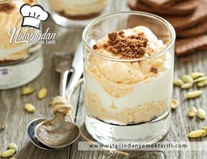 Cevizli krokanlı muhallebi tarifi, croquant pudding recipe
