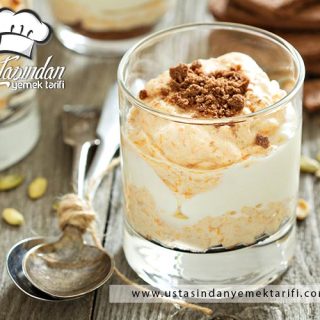 Cevizli krokanlı muhallebi tarifi, croquant pudding recipe