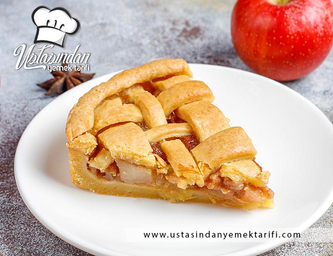Elmalı turta tarifi, apple pie recipe