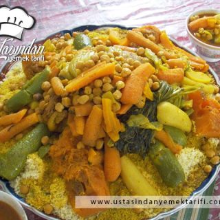 Fas usulü kuskus (couscous) tarifi, Moroccan couscous recipe