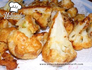 Karnabahar kızartması tarifi, cauliflower fries recipe