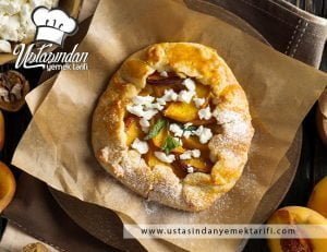 Keçi peynirli ve armutlu galette tarifi, galette recipe