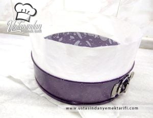 Kelepçeli Kek Kalıbı Nasıl Kullanılır, using a springform cake tin