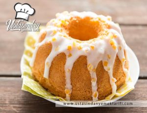 Limon Soslu Kek Tarifi, cake with lemon sauce