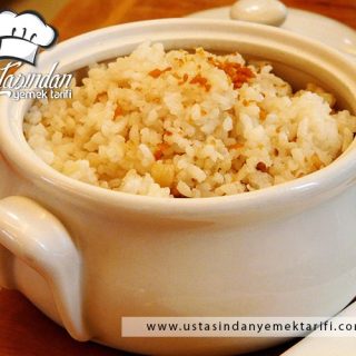 Masterchef Sarımsaklı pilav tarifi, garlic rice recipe