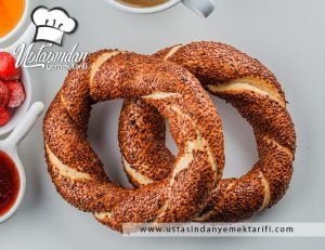 Simit tarifi, Turkish sesame bagel recipe