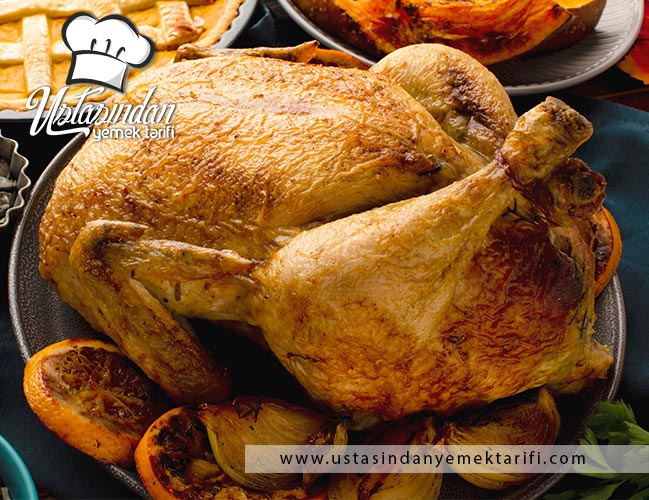 Tavuk dolması tarifi, stuffed chicken recipe