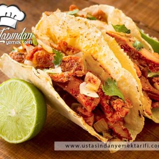 Tavuklu Taco Tarifi, chicken taco recipe