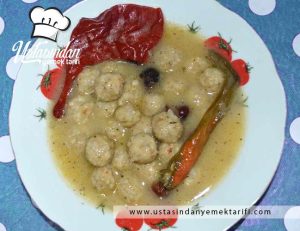 Topalak tarifi, Ekşili köfte tarifi