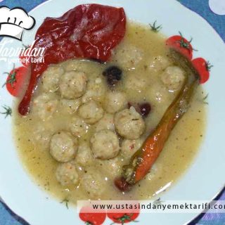 Topalak tarifi, Ekşili köfte tarifi