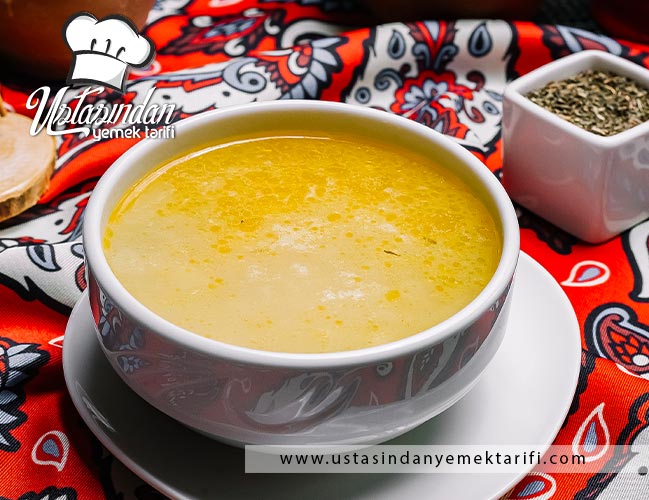 Zerdeçallı tavuk suyu çorbası tarifi, turmeric chicken soup recipe