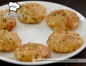 Kaşarlı patates köftesi tarifi, cheesy potato patties recipe