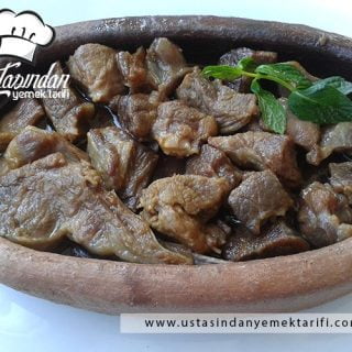 Kuzu Kavurma tarifi, roast lamb recipe