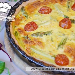 Pırasalı kiş tarifi, leek quiche recipe