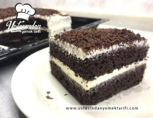 Siyah Kadife Pastası Tarifi, black velvet cake recipe
