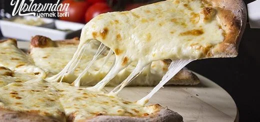 Dört peynirli pizza tarifi, cheese pizza recipe