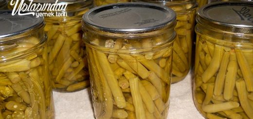 Fasulye turşusu tarifi, bean pickle recipe