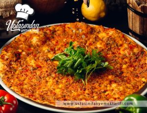 Halep işi lahmacun tarifi, Aleppo Lahmacun recipe