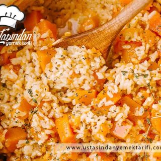 Pirinçli Bal Kabağı Yemeği Tarifi, zucchini with rice recipe