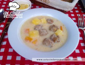 Yoğurtlu ekşili köfte tarifi, sour meatballs recipe
