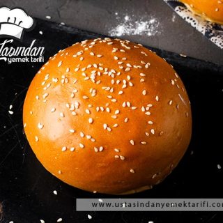 Susamlı Hamburger Ekmeği Tarifi, hamburger bun recipe