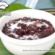 Siyah pirinçli badem tatlısı tarifi, black rice almond dessert recipe