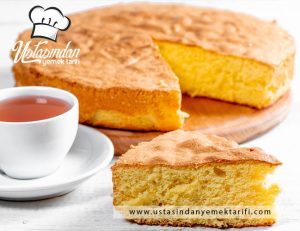 Sponge kek (Sünger kek) tarifi, sponge cake recipe