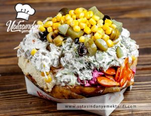 Yalancı kumpir tarifi, baked potato recipe
