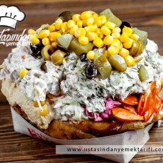 Yalancı kumpir tarifi, baked potato recipe