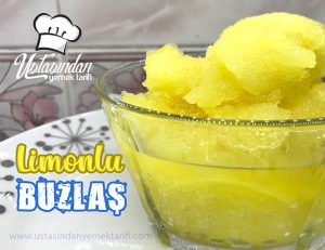 Ev Yapımı Limonlu Buzlaş Tarifi, lemon ice slush recipe