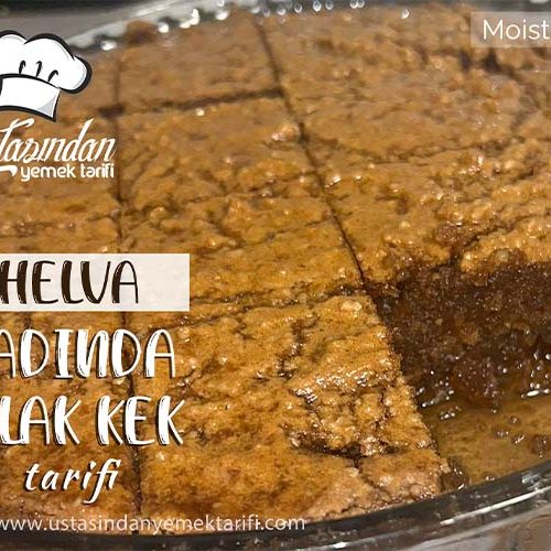 Helva Tadında Islak Kek Tarifi, halva wet cake recipe