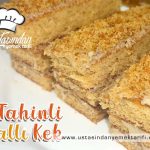 Tahin Soslu Ballı Kek Tarifi, Honey Cake with Tahini Sauce Recipe