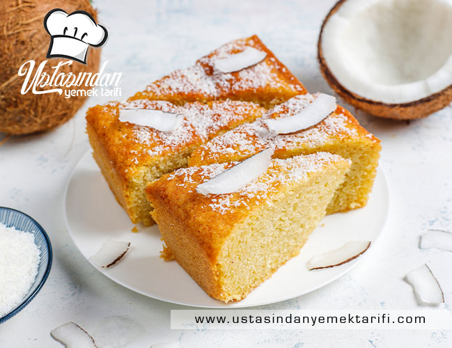 Hindistan cevizli kek tarifi, Coconut cake recipe